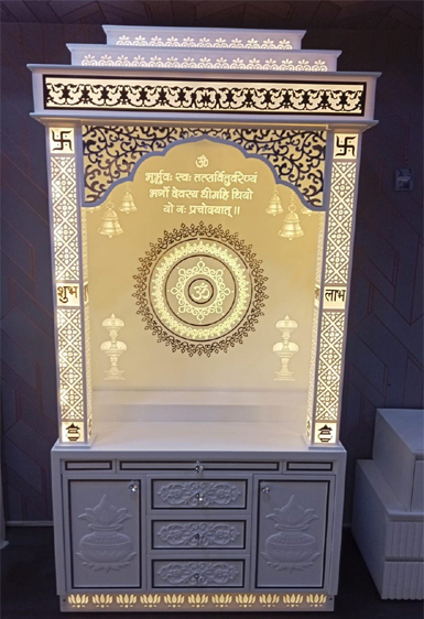 Corian Temple Design for Home