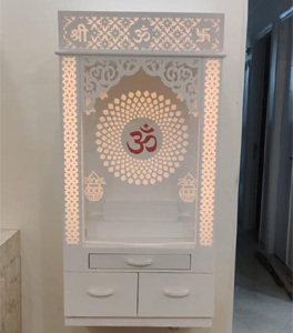Corian ready-made wall mounted temple