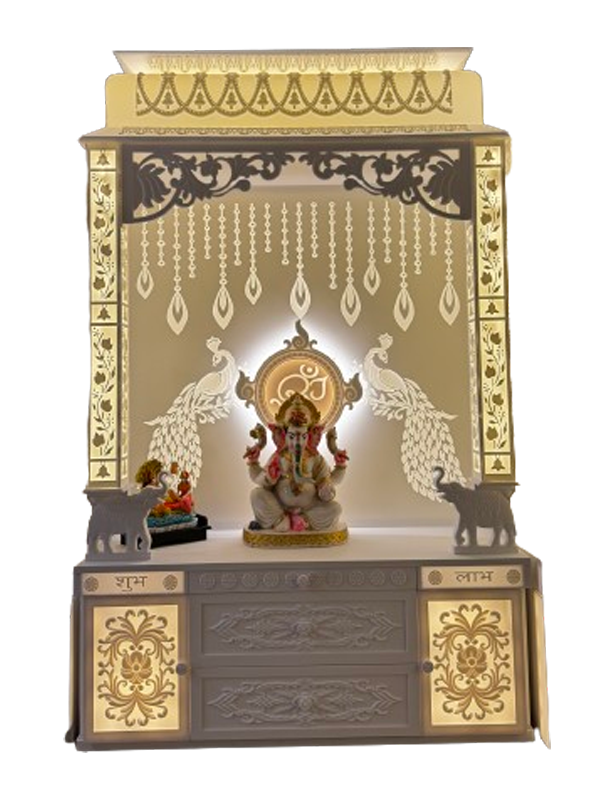 Corian OM Home Temple for home buy Luxury Corian Om temple Online