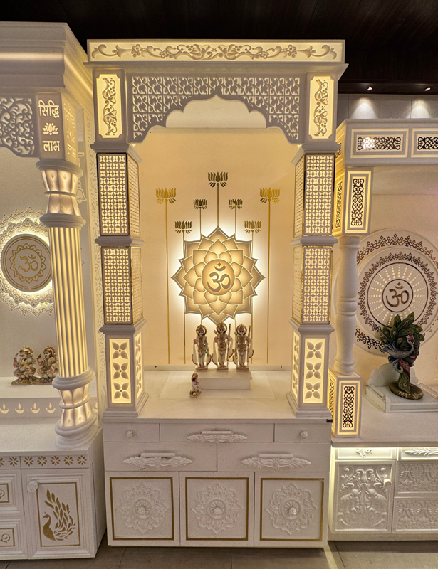 Corian Mandir Design